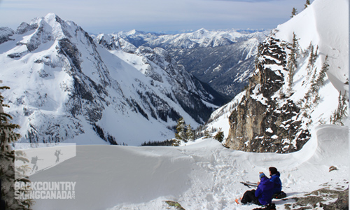 Valhalla Mountain Lodge backcountry skiing