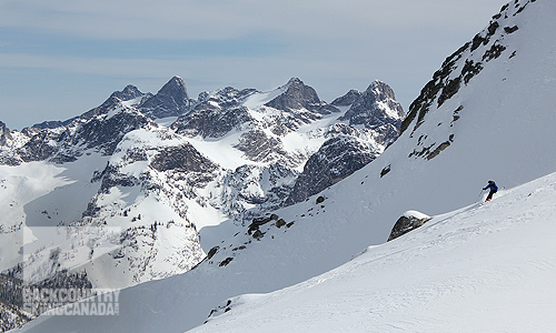 Valhalla Mountain Lodge backcountry skiing