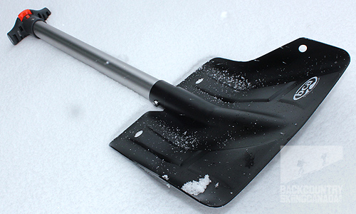 Backcountry Access Arsenal shovel with Saw and A1 shovel with probe