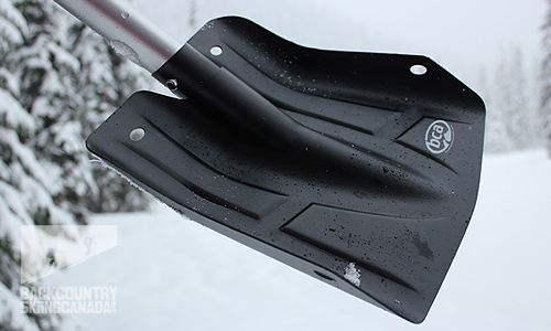 Backcountry Access Arsenal shovel with Saw and A1 shovel with probe