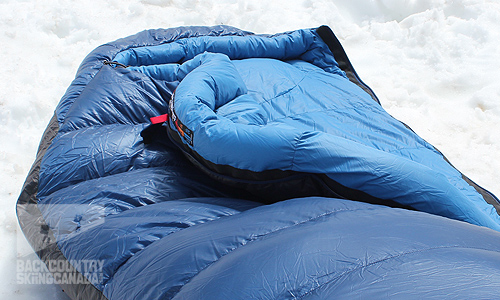 The North Face Blue Kazoo Down sleeping bag