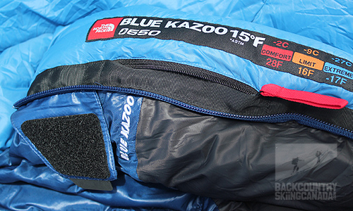 north face blue kazoo 650