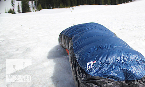 The North Face Blue Kazoo Down sleeping bag