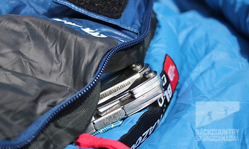 The North Face Blue Kazoo Down sleeping bag