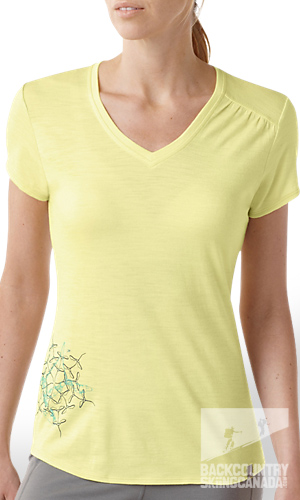 smartwool Women's Short Sleeve Flight V-Neck Tee 