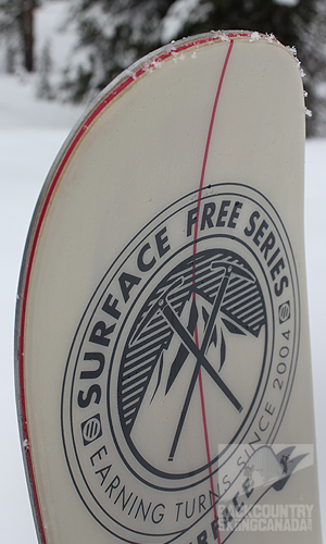 Surface Live free skis