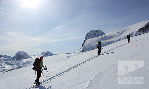 Backcountry Skiing Canada, wapta traverse,  Peyto Hut, Bow Hut, Balfour Hut, Scott Duncan Hut, Mt. Olive, Mt. Balfour