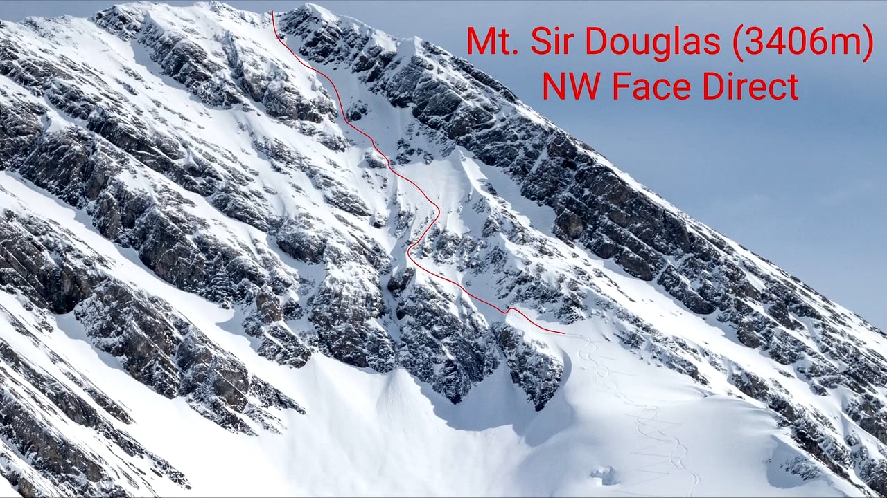 Video: NW Face of Mt. Sir Douglas Skied