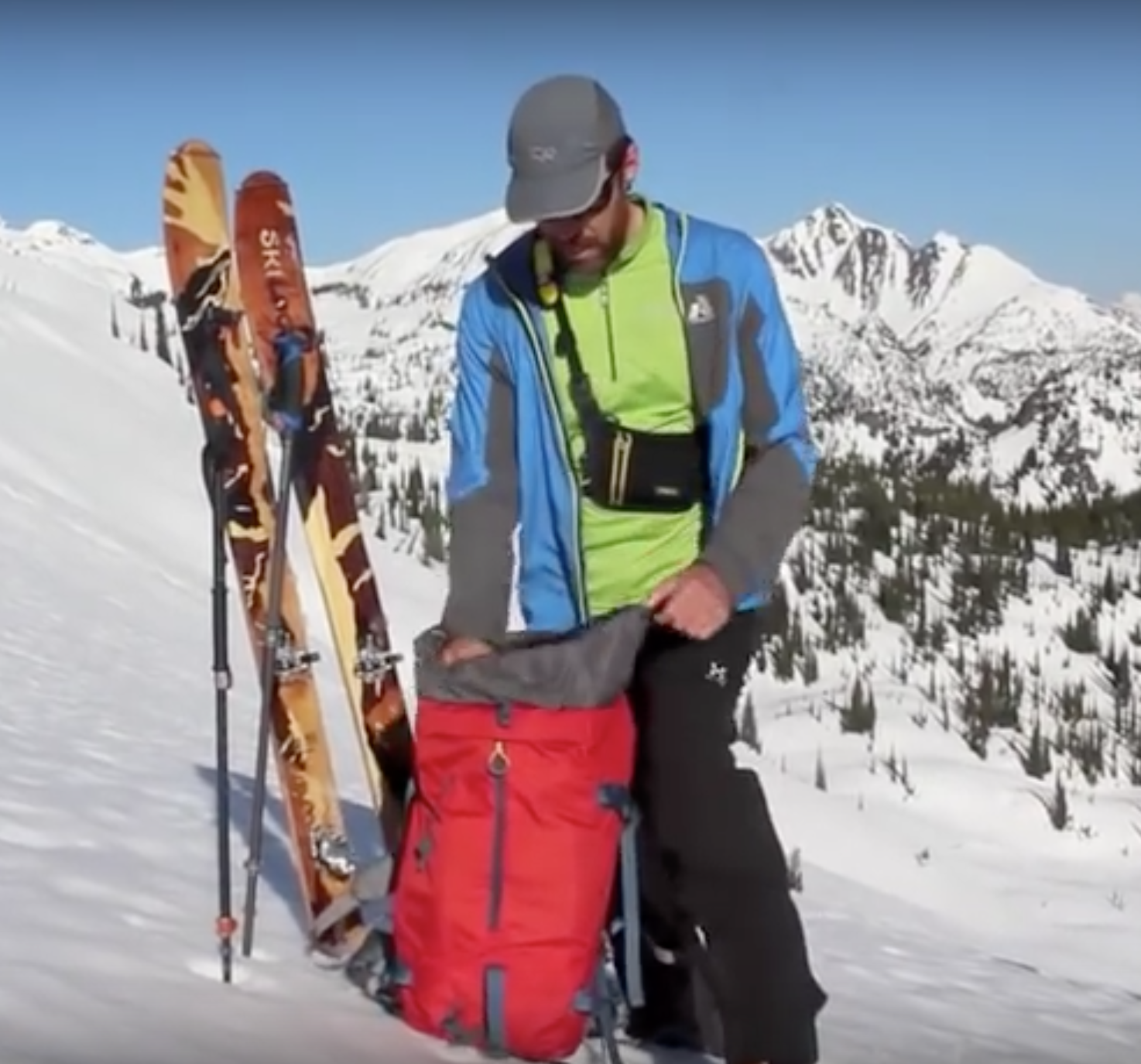 Backcountry skiing tip #27 - How to organize the gear in your pack