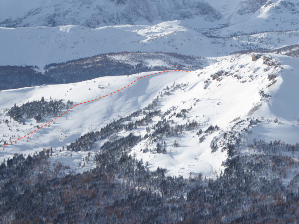 Sunshine Village slackcountry is Backcountry