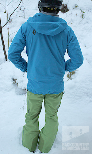 The Jacket is a longer fit in the front and back.
