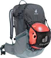 Every ski touring bag needs a helmet carrier!