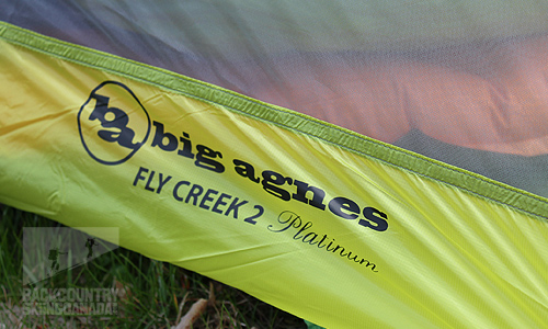 Big Agnes Fly Creek 2 Platinum Tent