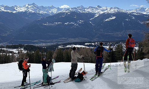 Crans Montana Ski Touring