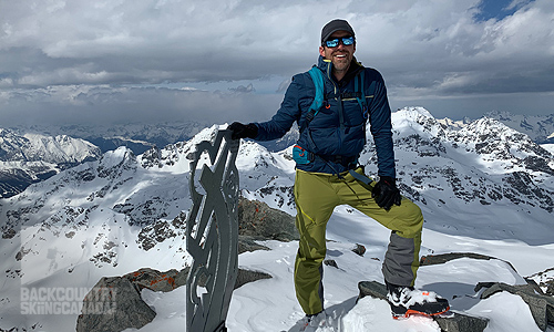 Skiing touring Verbier Switzerland