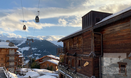 Skiing touring Verbier Switzerland