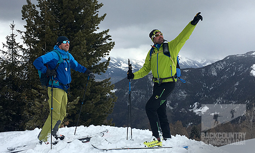 Skiing touring Verbier Switzerland