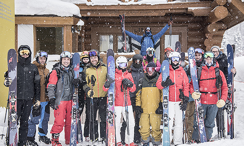 Skiing Japan