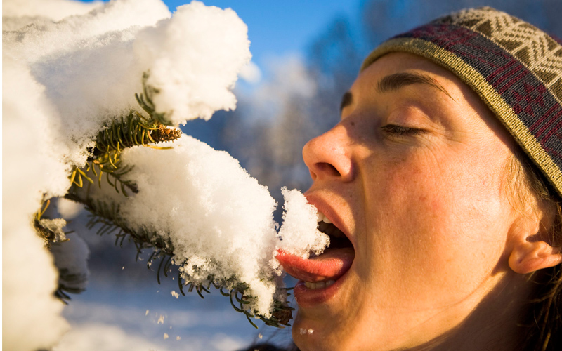 Don't eat snow