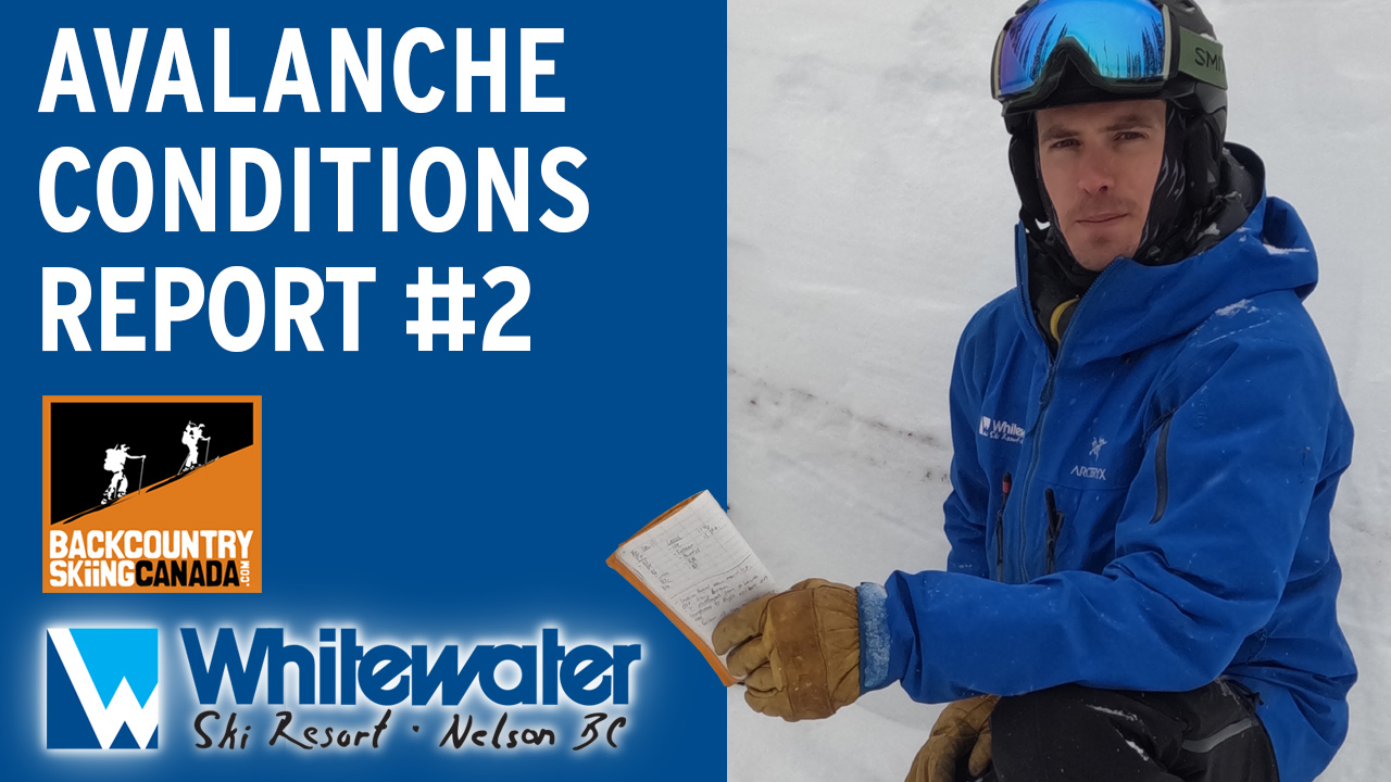 Avalanche Conditions Report #2 - VIDEO