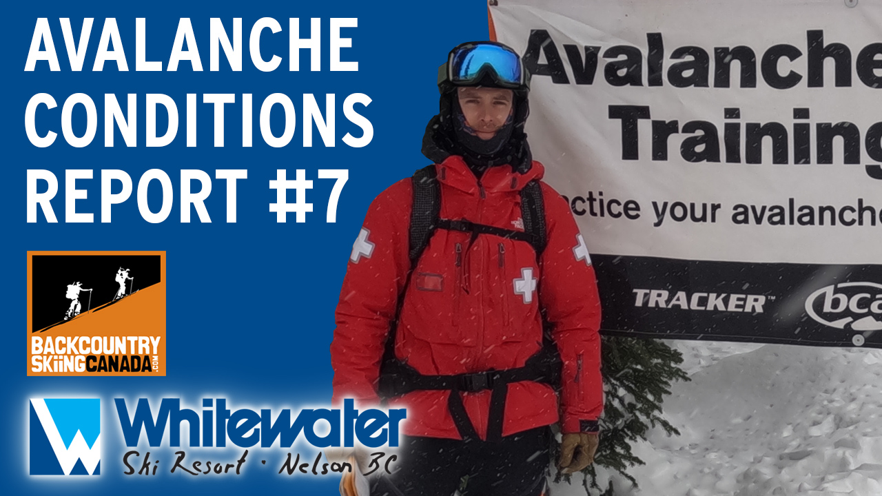 Avalanche Conditions Report Video #7