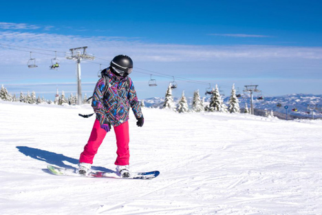 Beginner-skiers