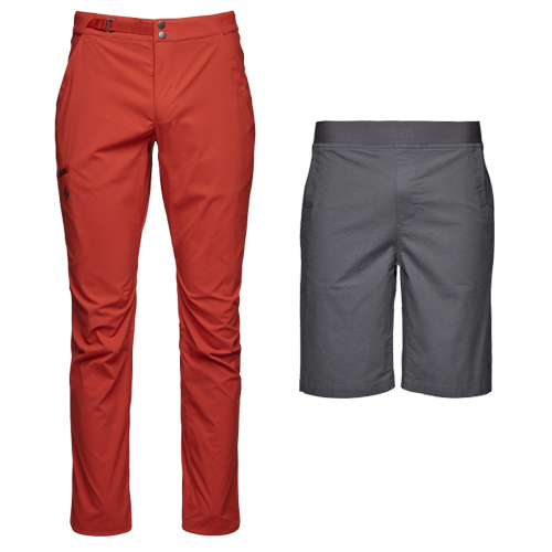 Black Diamond Technical Alpine Pants and Terrain Shorts