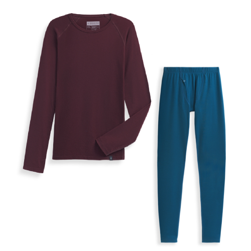 Ibex Woolies Tech Long Sleeve Crew & Base Layer Bottoms