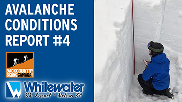 Avalanche Conditions Report 4 VIDEO