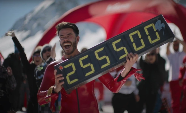 New speed skiing world record - Video