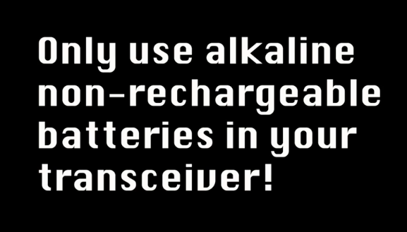 What type of battery should you use in your avalanche transceiver?