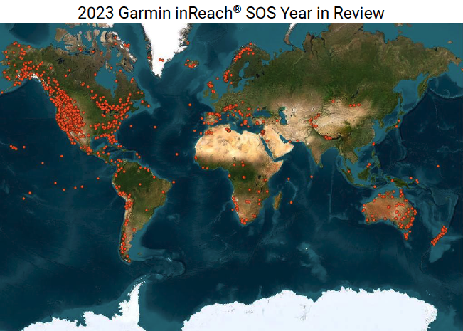 Garmin inReach SOS Report