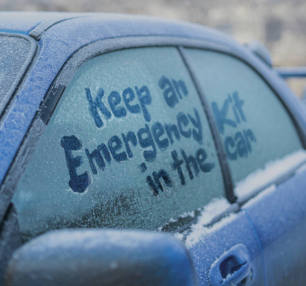 Winter vehicle emergency kit