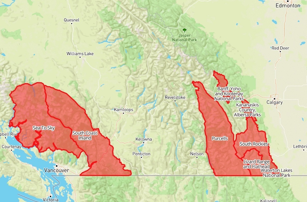 Avalanche Canada Special Avalanche Warning