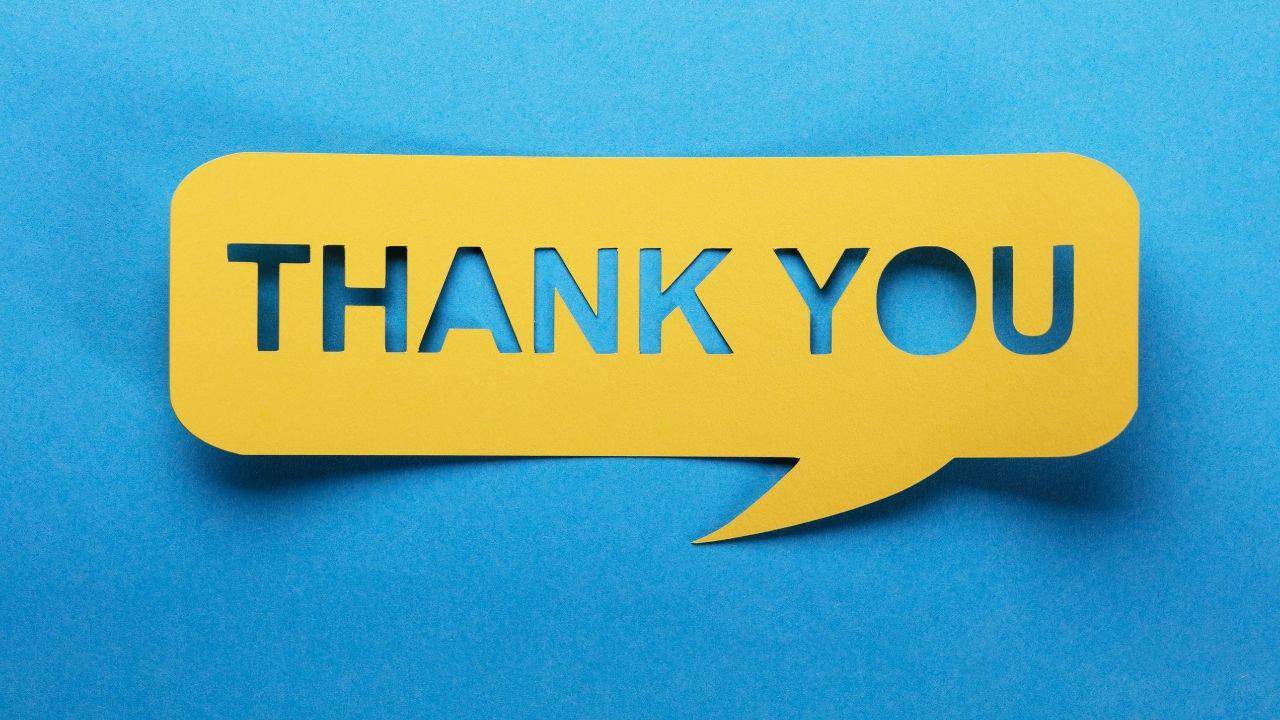 A WINTER THANK YOU