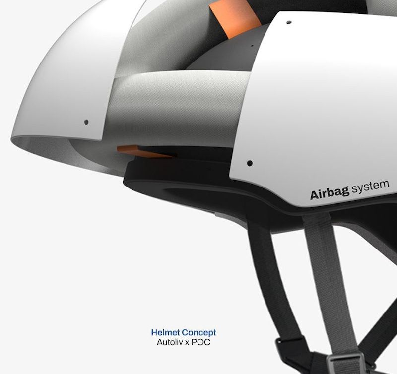BICYCLE HELMET MEETS AIRBAG TECHNOLOGY
