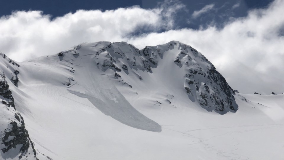 FIVE CAUGHT IN WHISTLER AVALANCHE, NONE INJURED