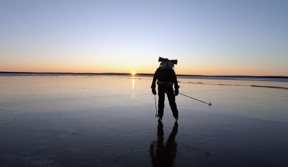 EXPEDITION ICE SKATING IN THE ARCTIC CIRCLE